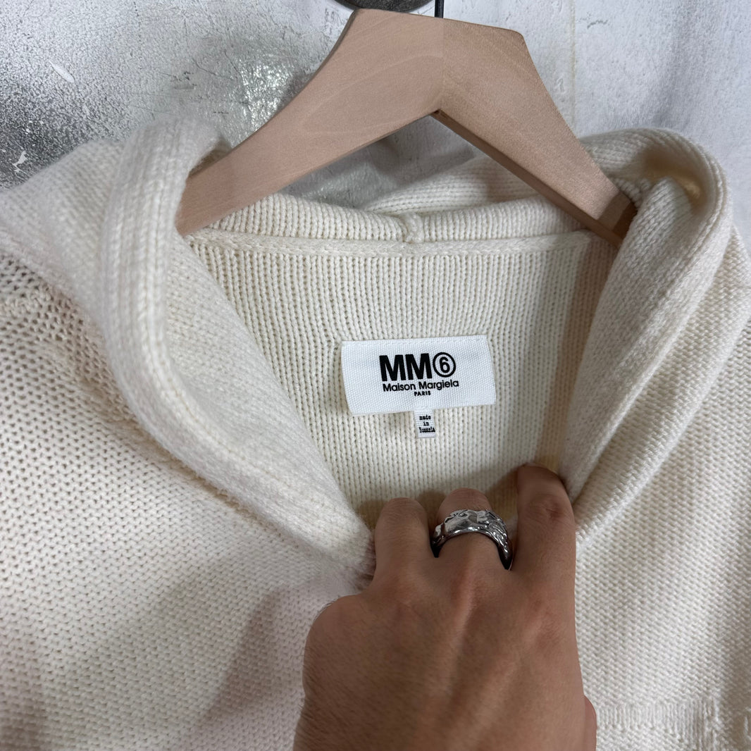 Margiela MM6 Knitted Numbers Hoodie