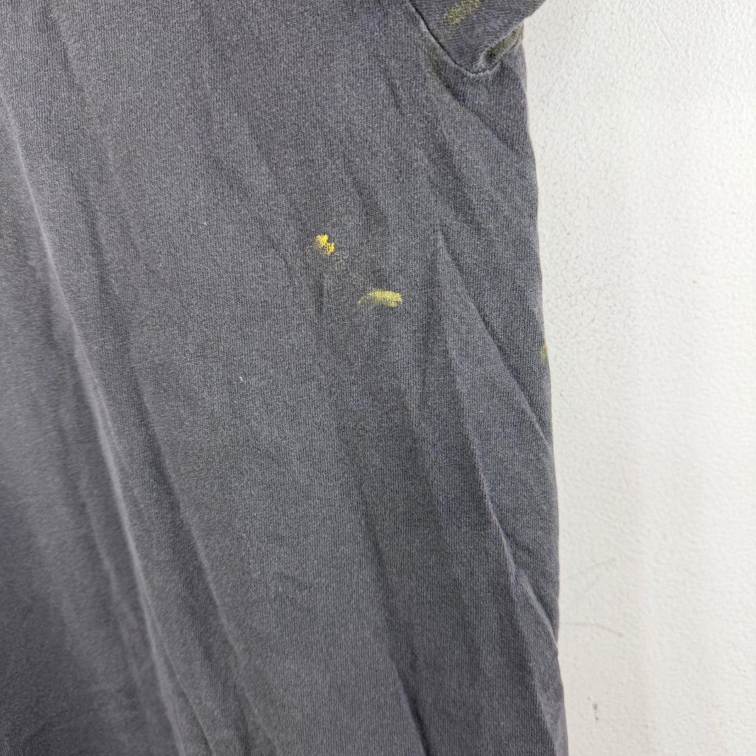 Vintage Smoked Paint Splattered Camel Pocket T-Shirt