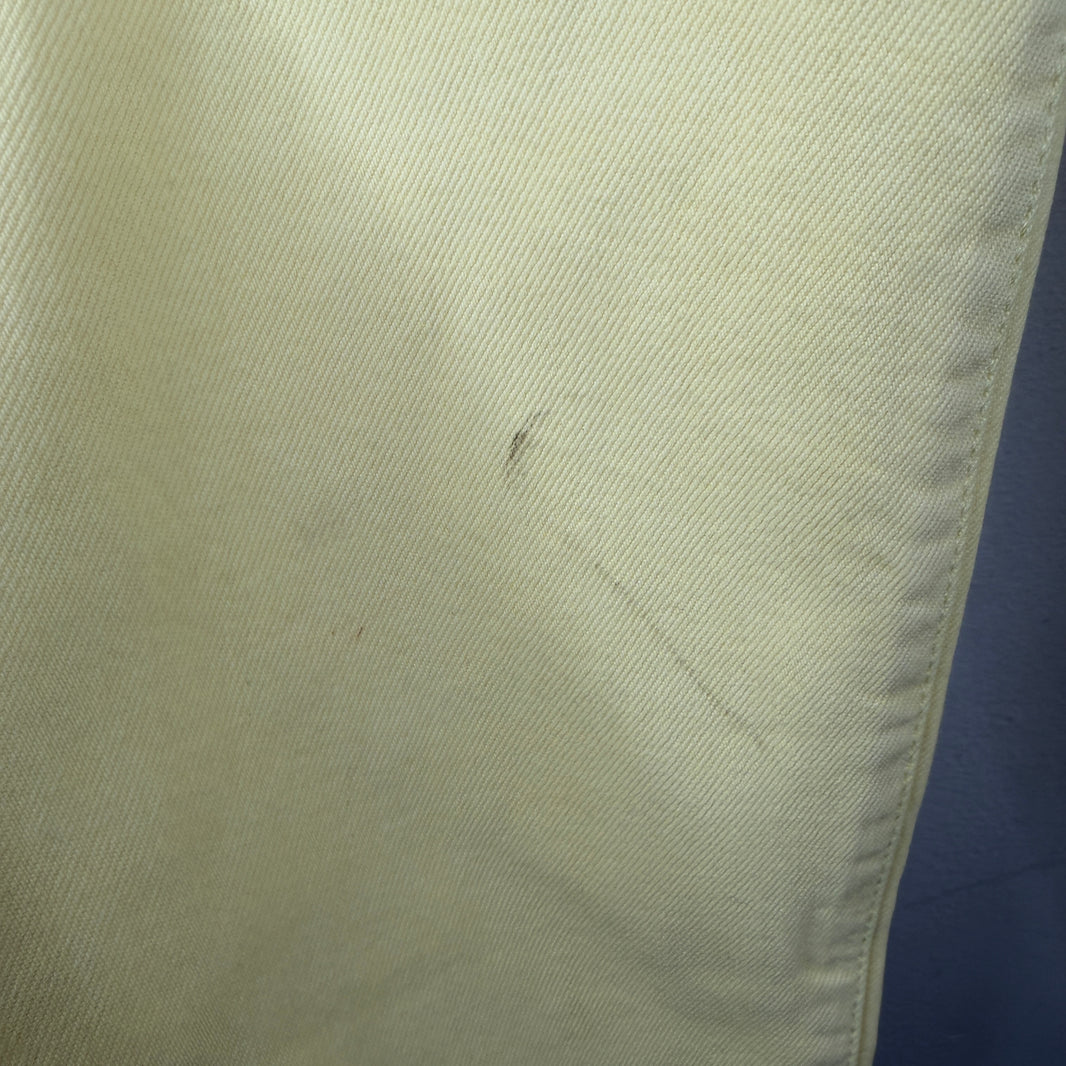 Prada Pastel Yellow Classic Fit Jeans