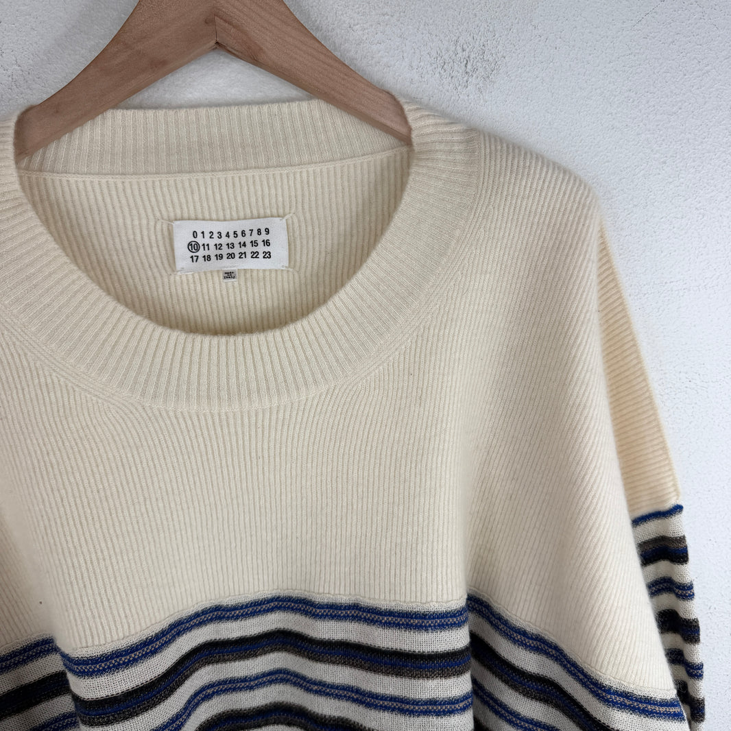 Maison Margiela Striped Knit Sweater