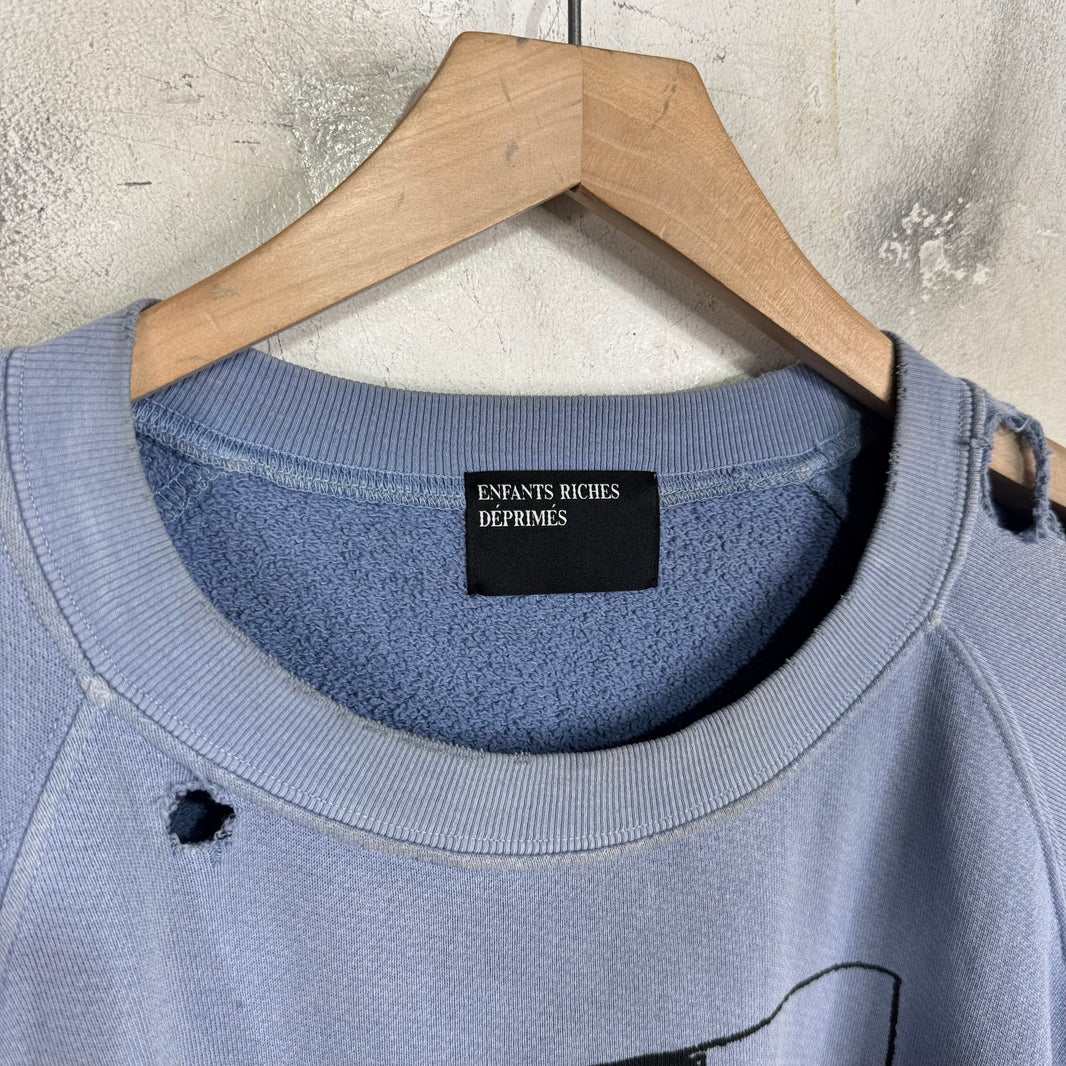 ERD Nun Distressed Crewneck