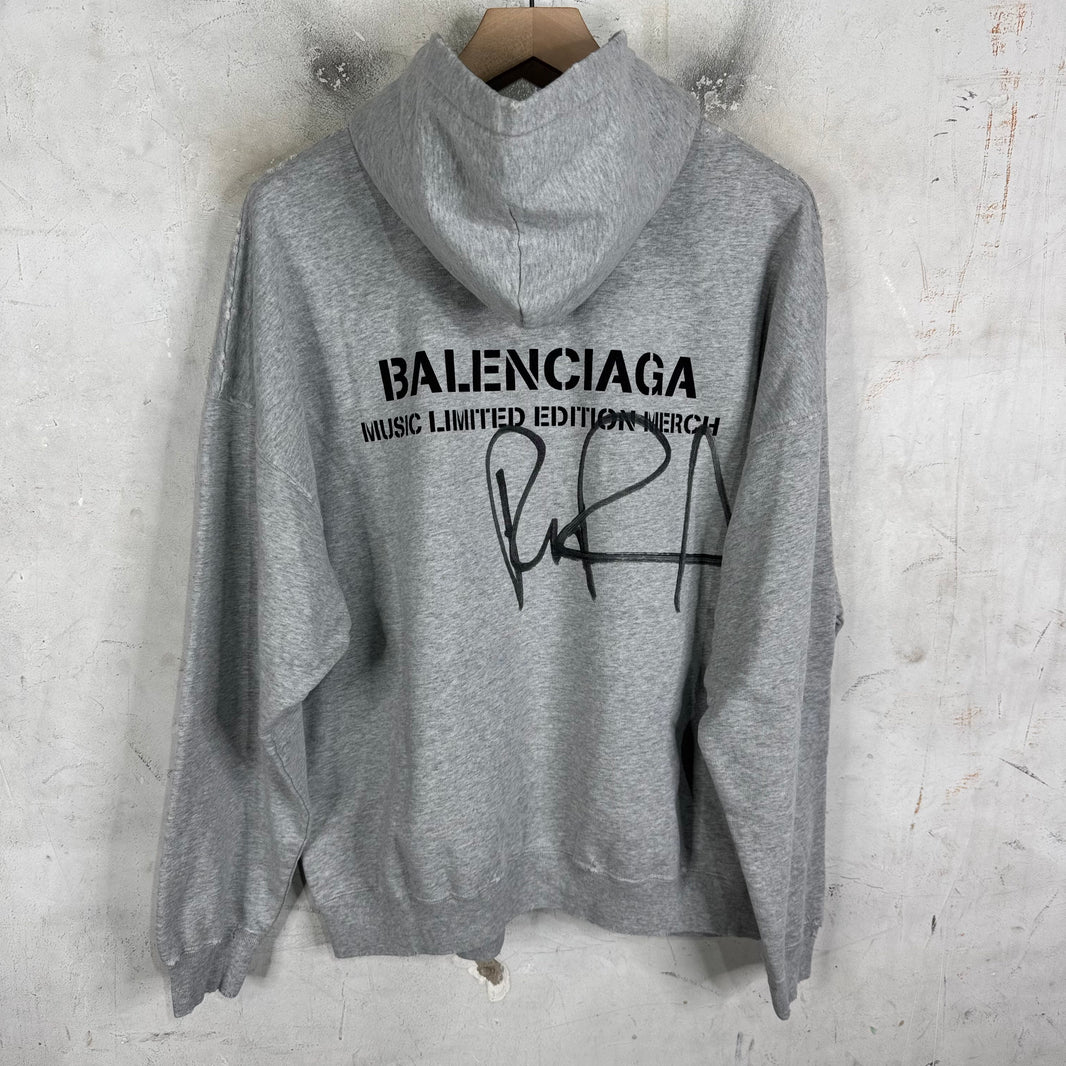 Balenciaga Rupaul Logo Zip Hoodie
