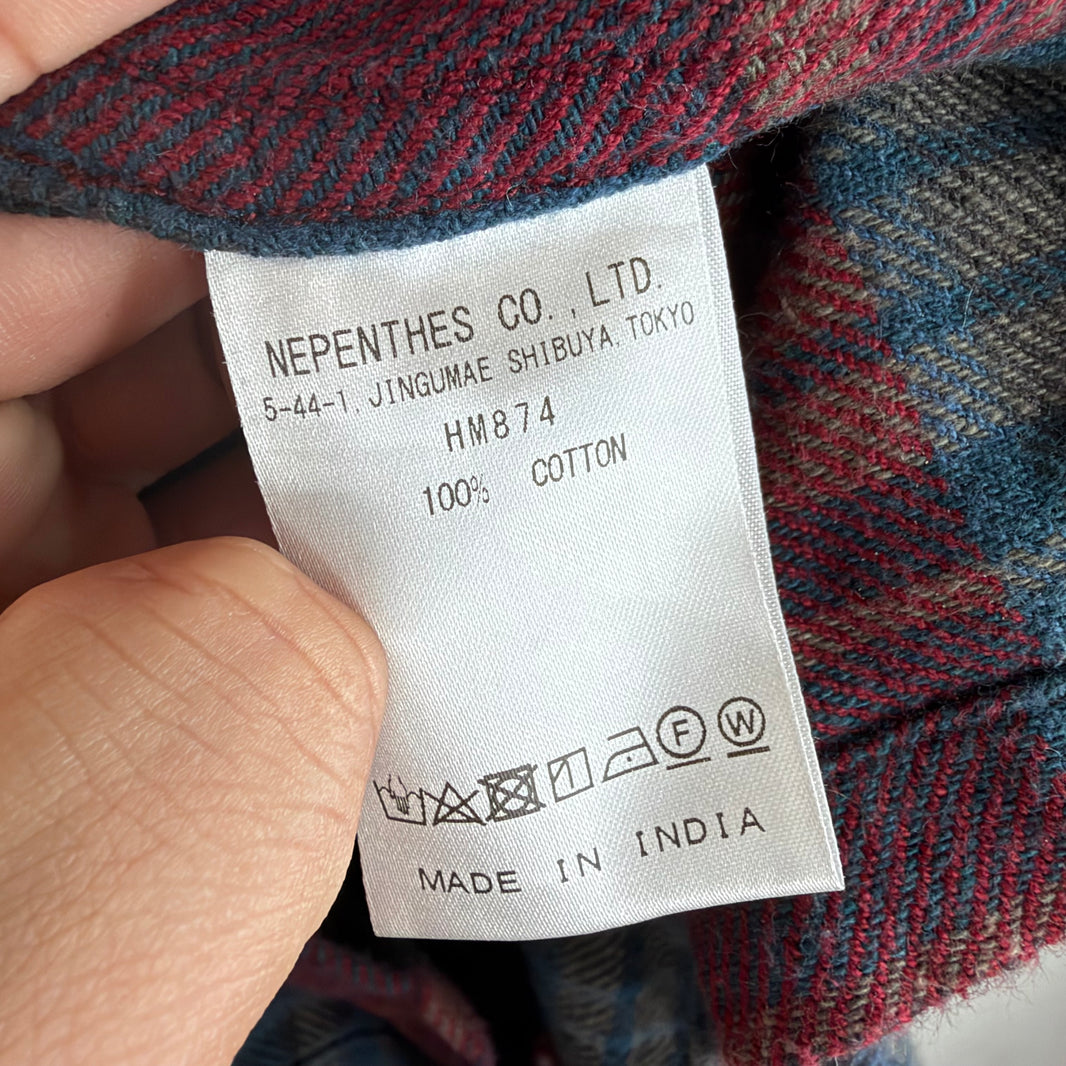 South2West8 Red/Blue Flannel Shirt