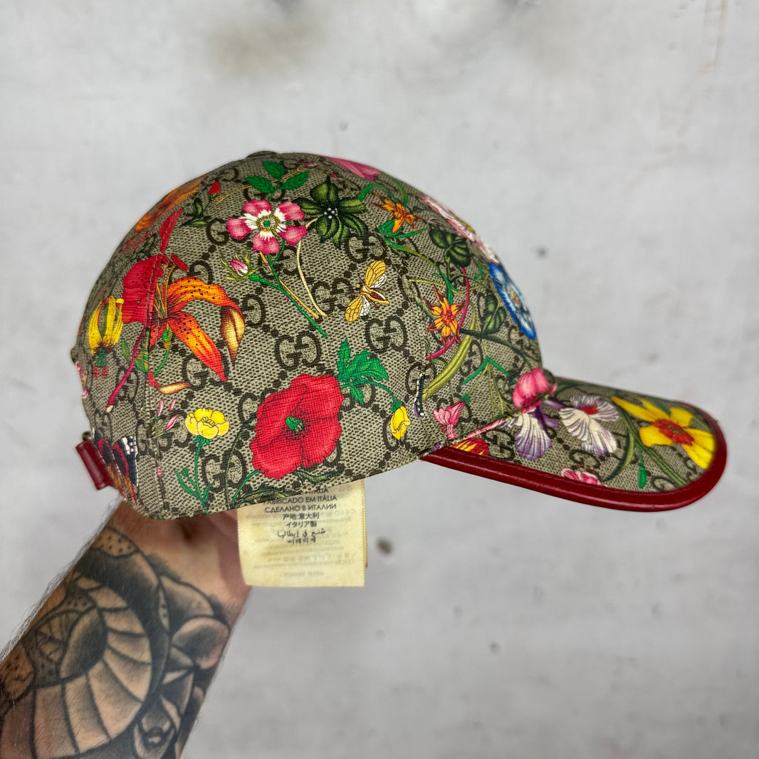 Gucci Floral Monogram Hat