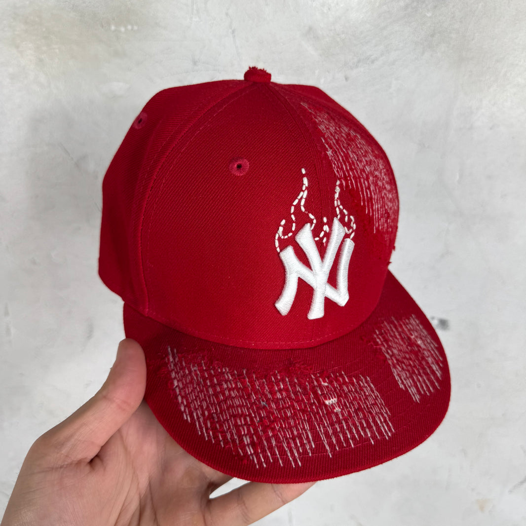 Loso Distressed Loso Yankees Fitted