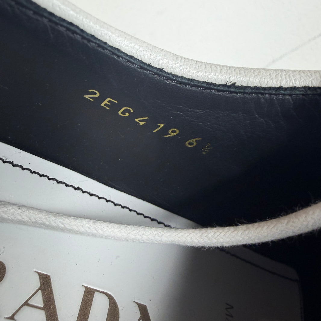 Prada White Diapason Derby