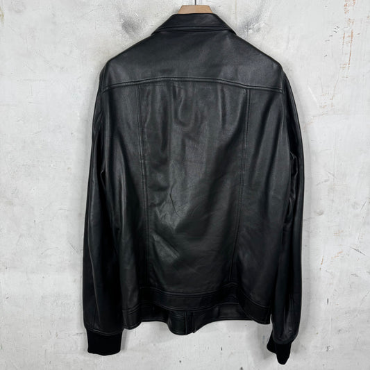 Rick Owens Pelle Leather Work Jacket