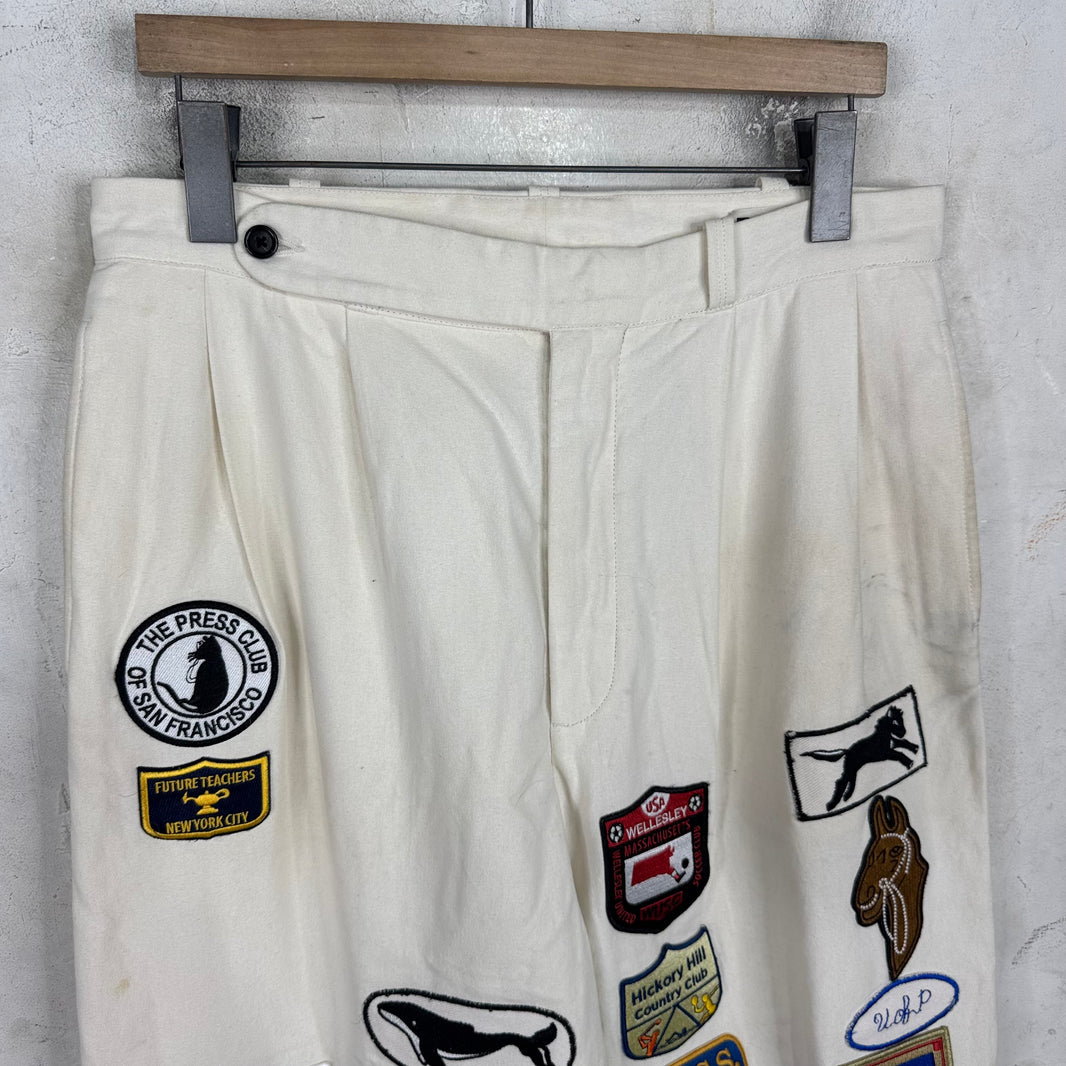 Bode Cambridge Patch Trousers