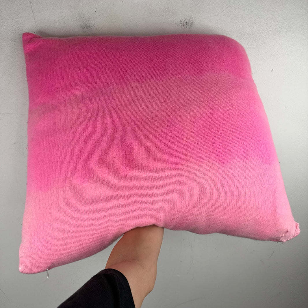 Elder Statesman Pink Cashmere Pillow