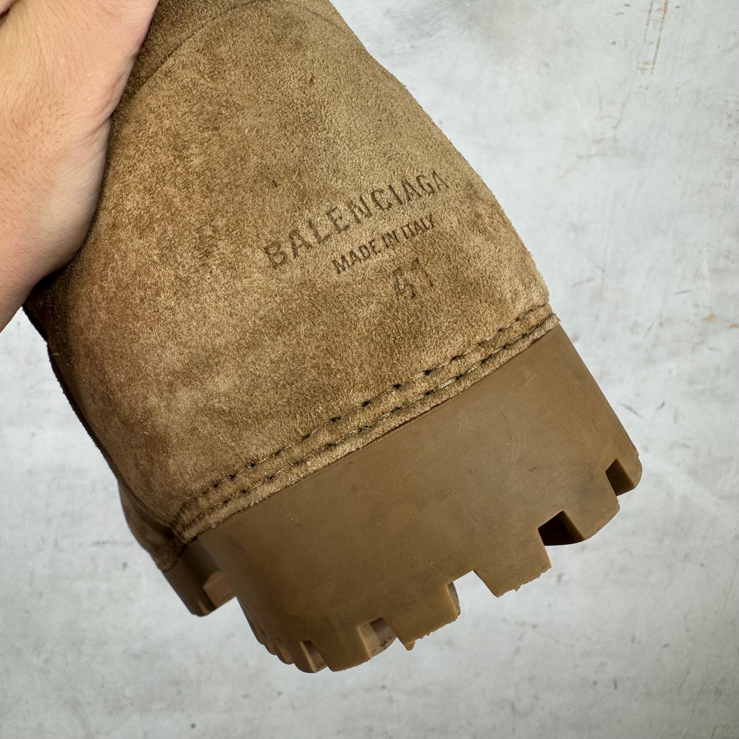 Balenciaga Short Suede Alaska Boots