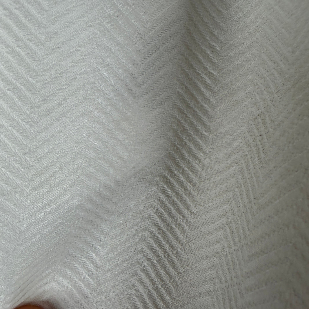 CDG White Pattern Balloon Shorts