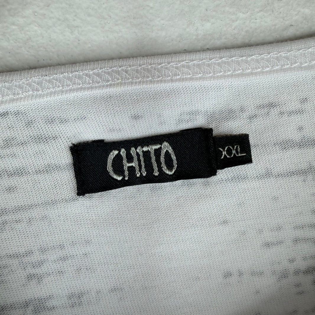 Chito Black/White AOP Dog T-Shirt
