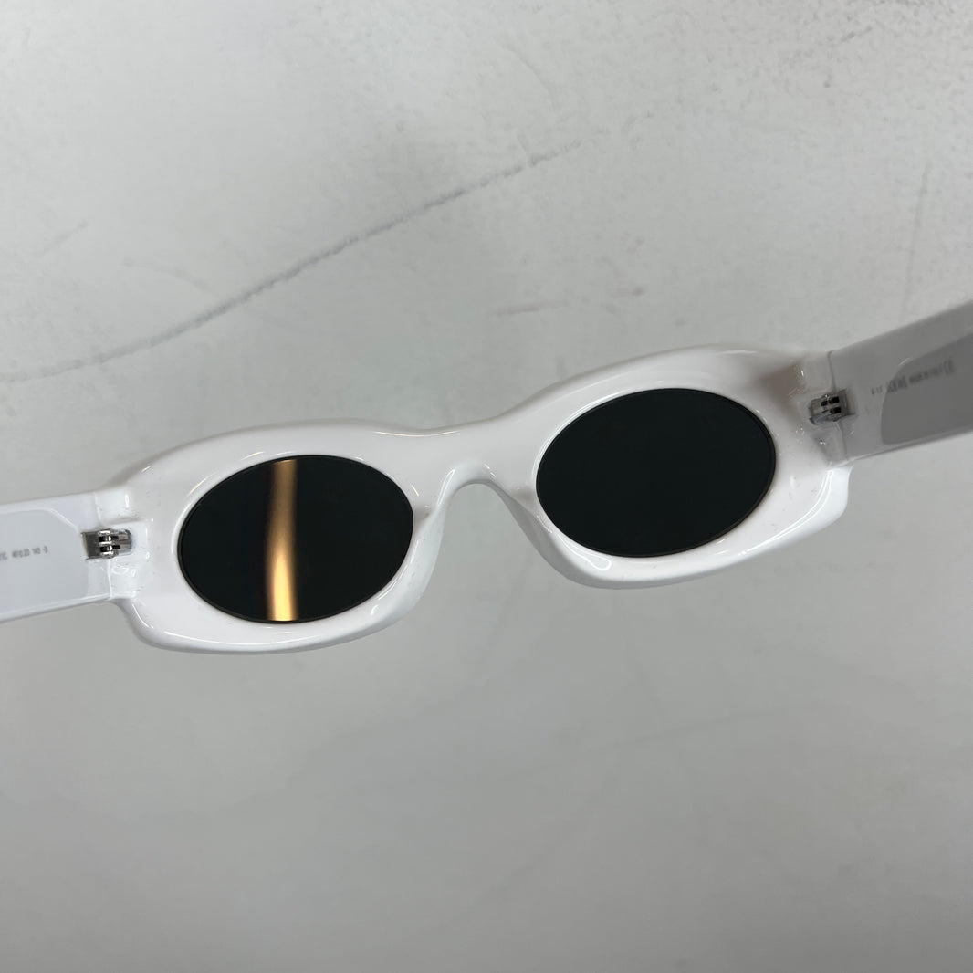 Loewe White Oval Sunglasses