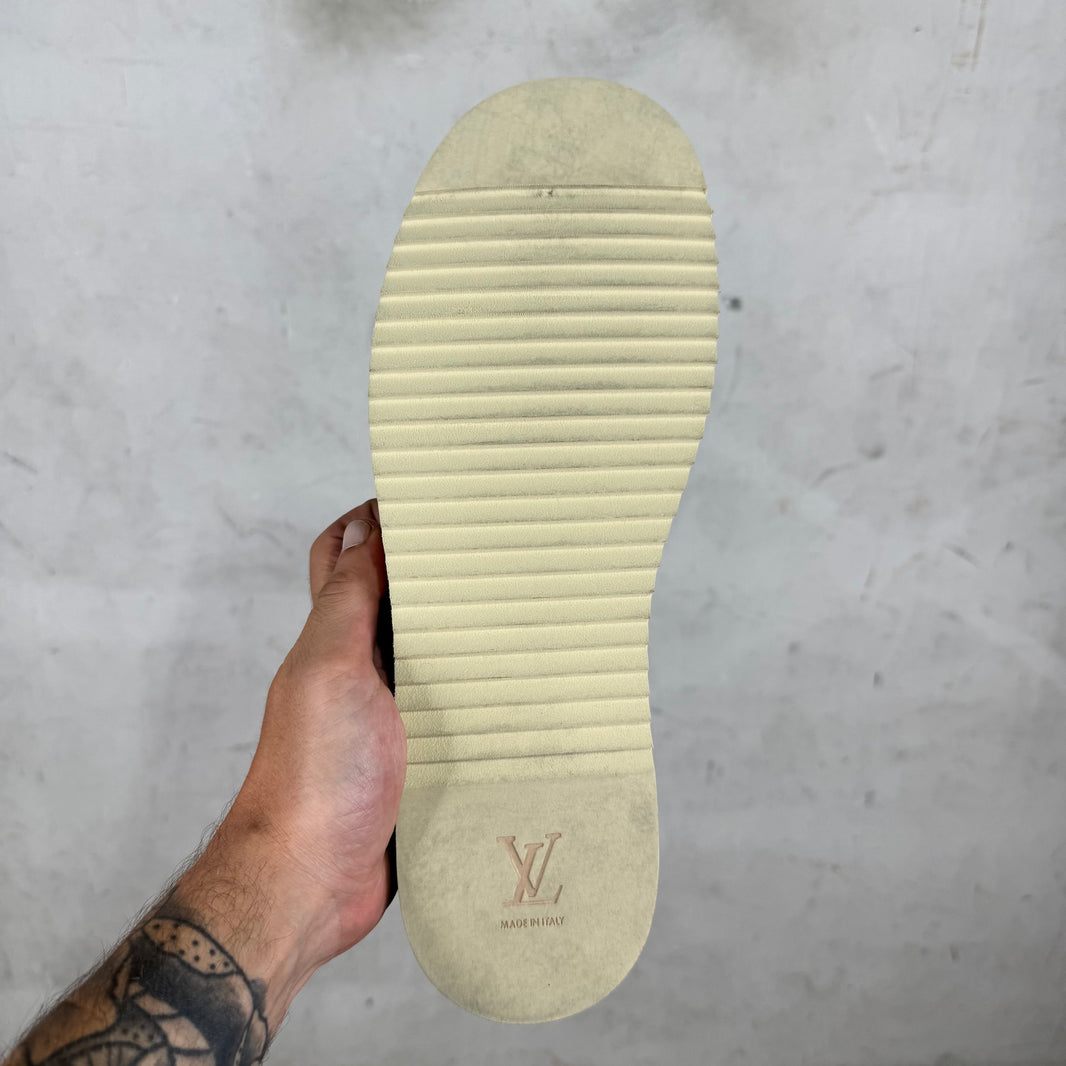Louis Vuitton Denim Monogram Mules