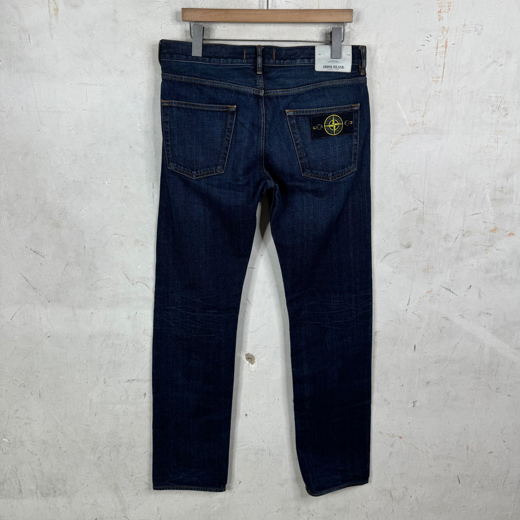 Stone Island Dark Blue Jeans