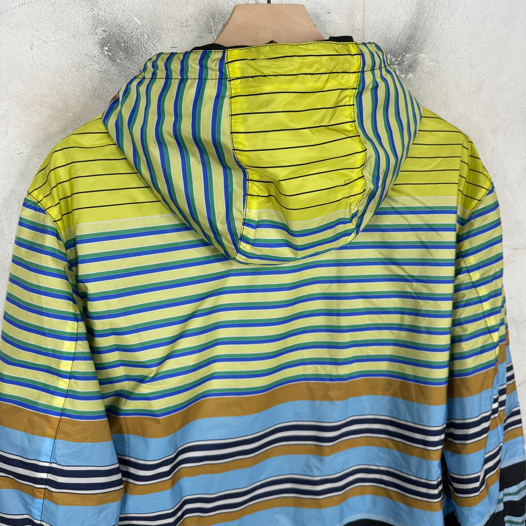 Prada Reversible Striped Nylon Jacket