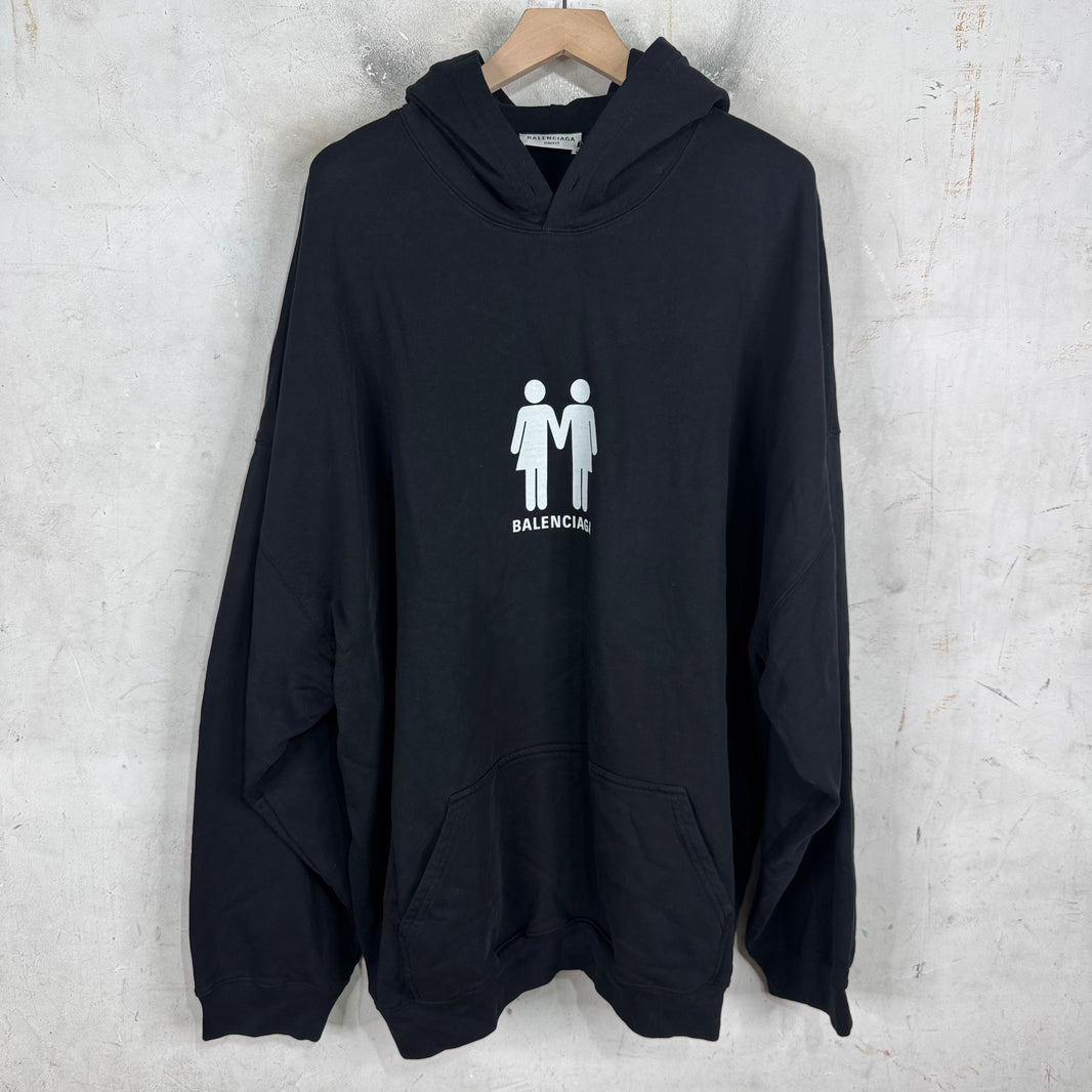 Balenciaga Pride Oversized Hoodie