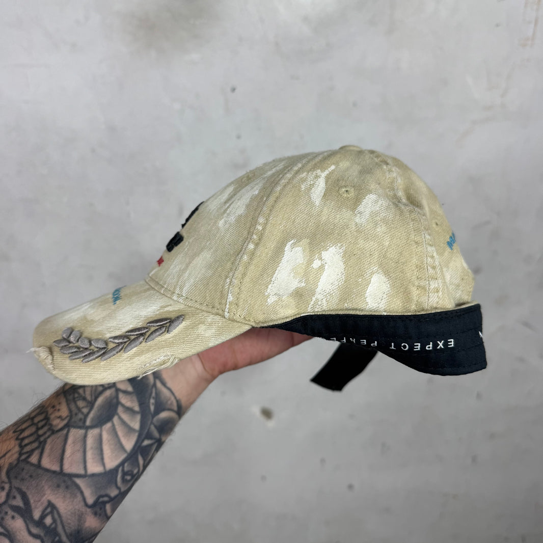 Martine Rose Distressed Painted Hat