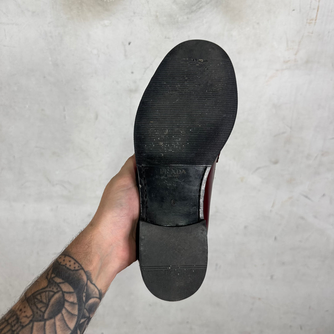 Prada Oxblood Loafers