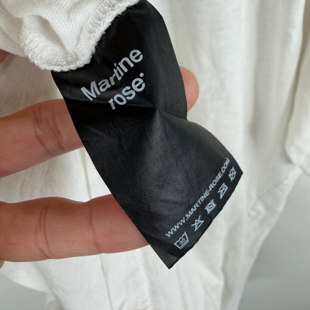 Martine Rose White Oversized How's It Hanging T-Shirt