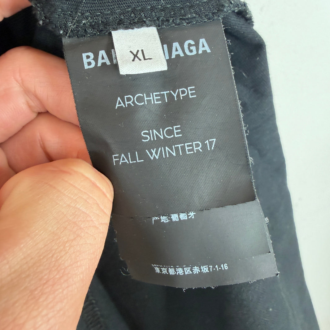 Balenciaga Black Campaign T-Shirt