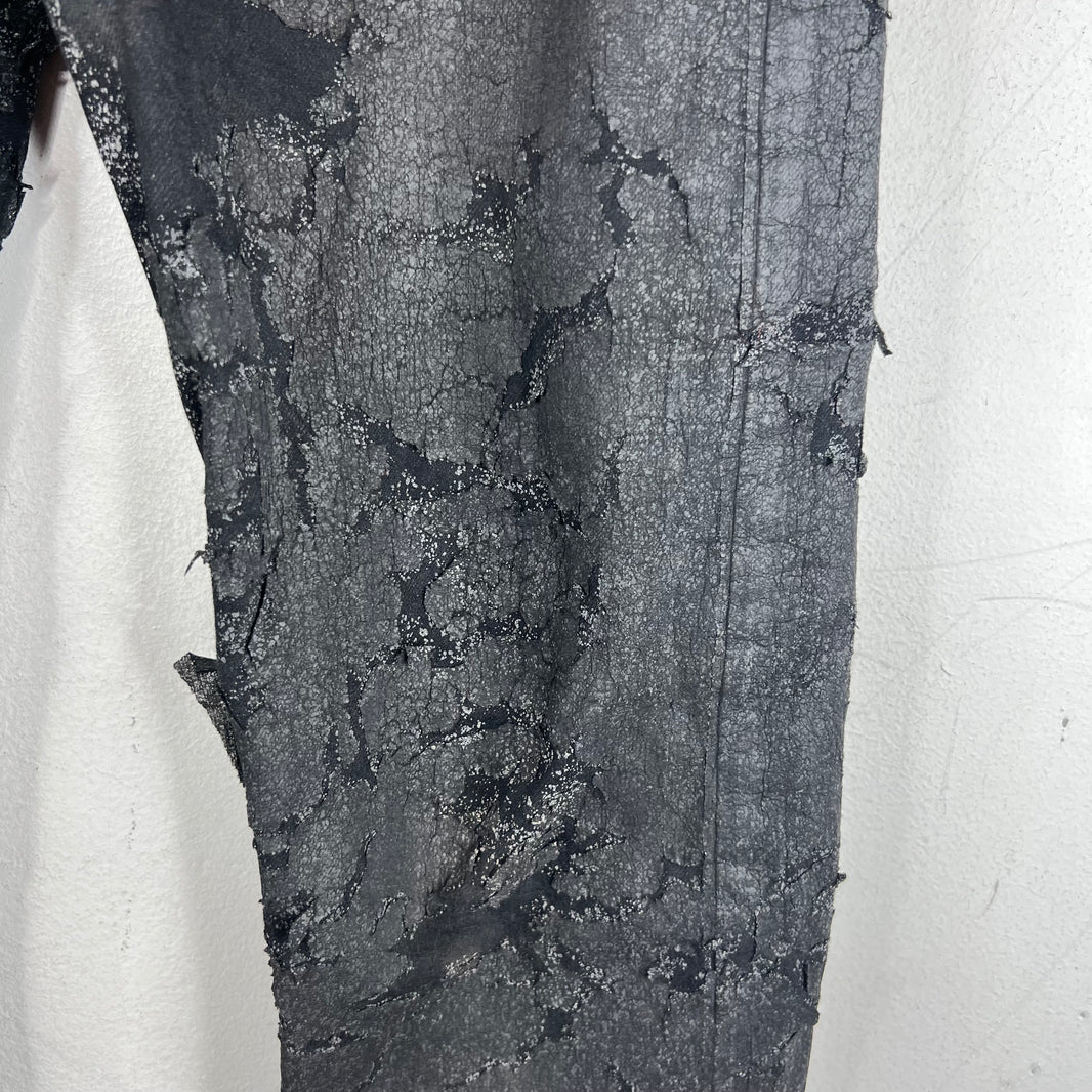 Givenchy Cracked Denim Jeans