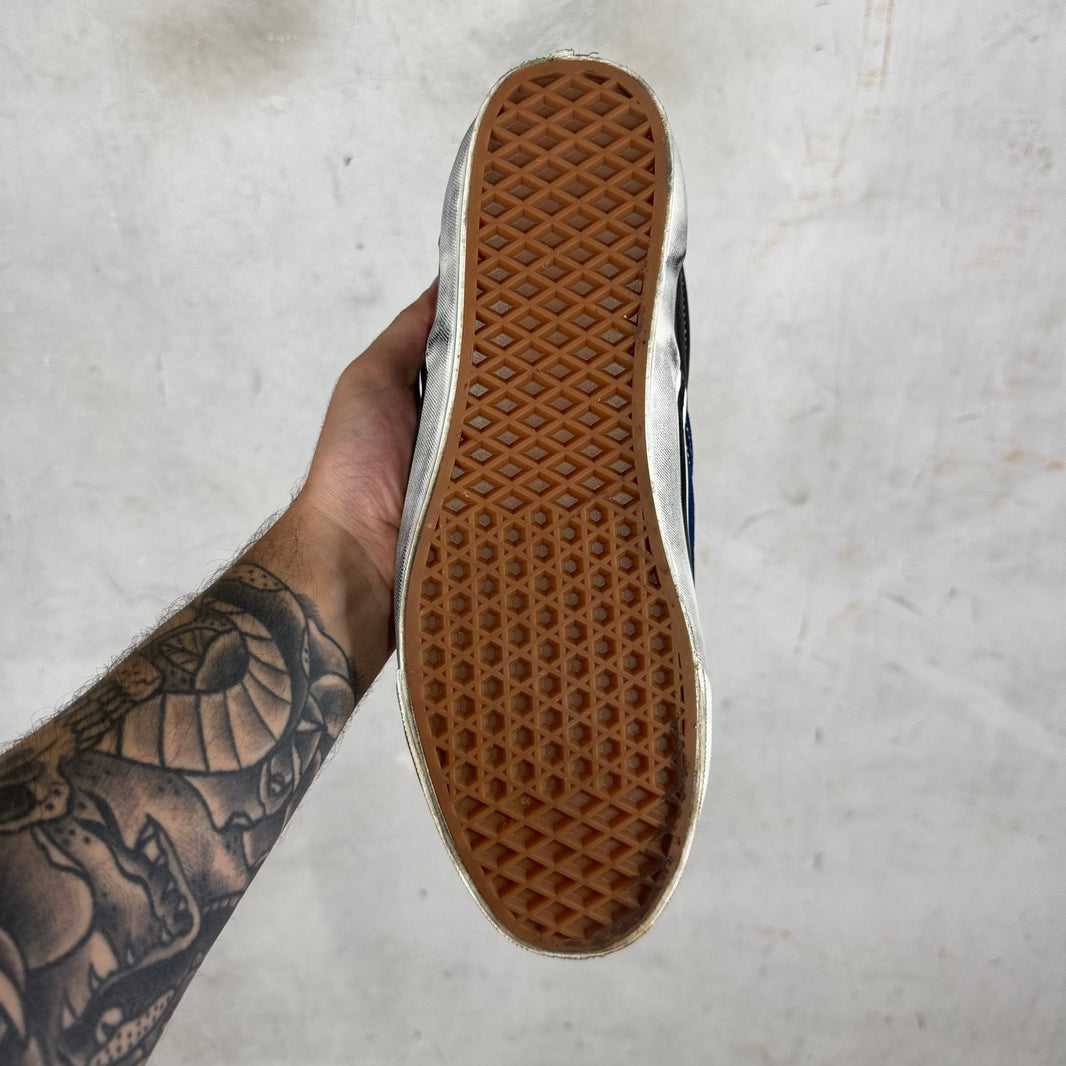 Vans OTW Navy Pearlized Classic Slip Ons
