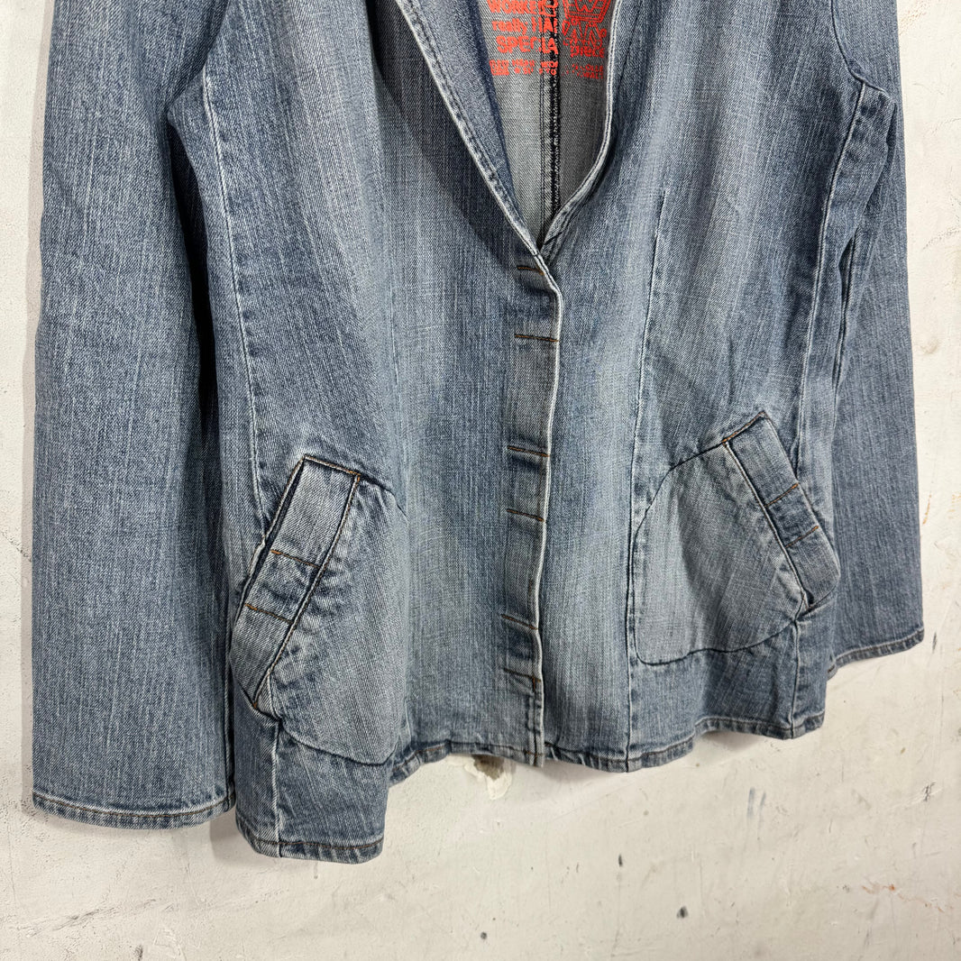 Walter Van Beirendonck Denim Blazer