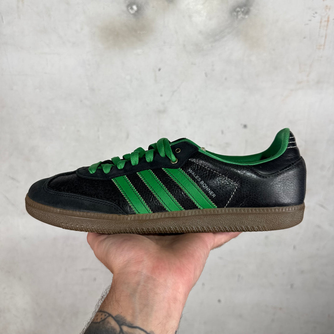 Adidas x Wales Bonner Black/ Green Sambas