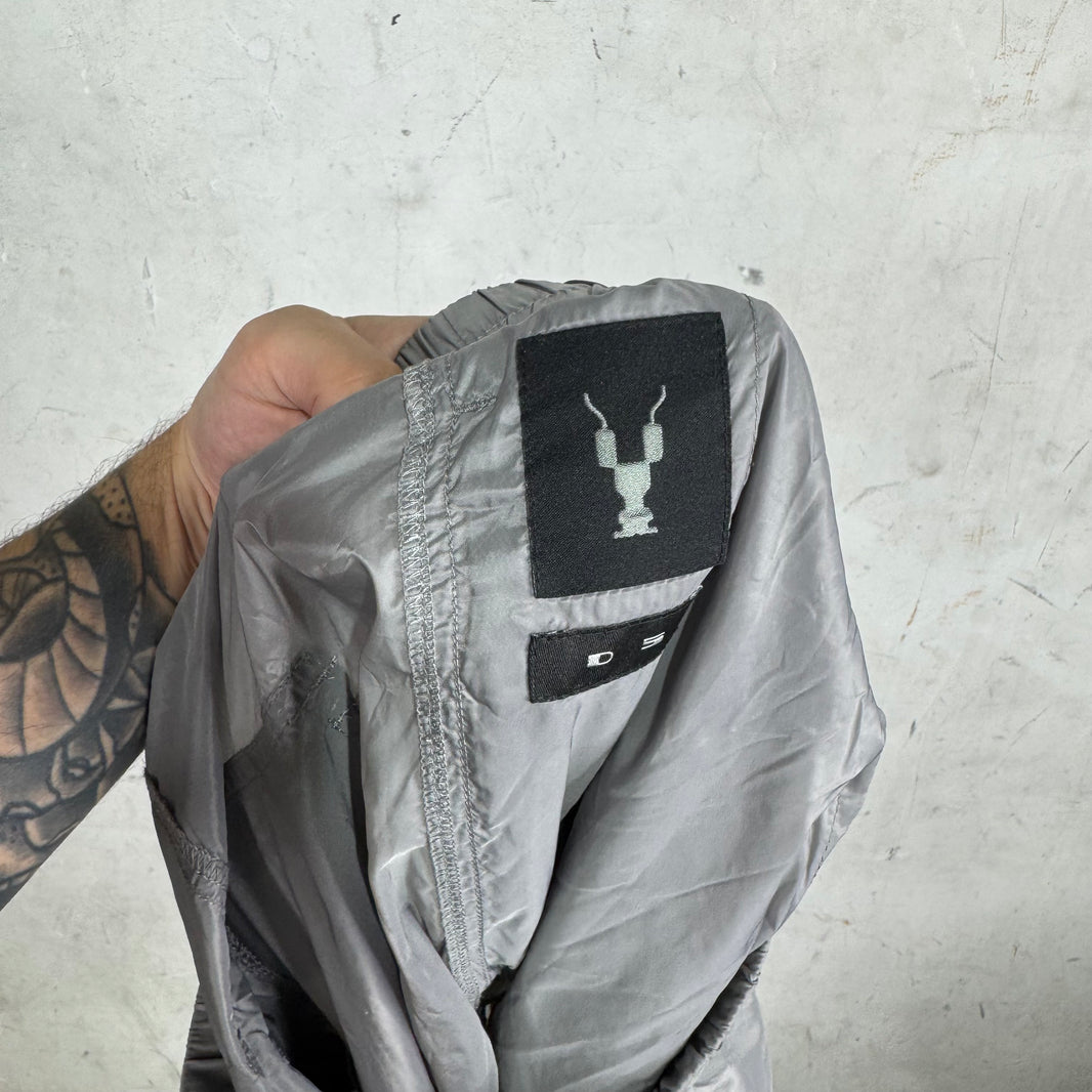 DRKSHDW Grey Nylon Dropcrotch Shorts