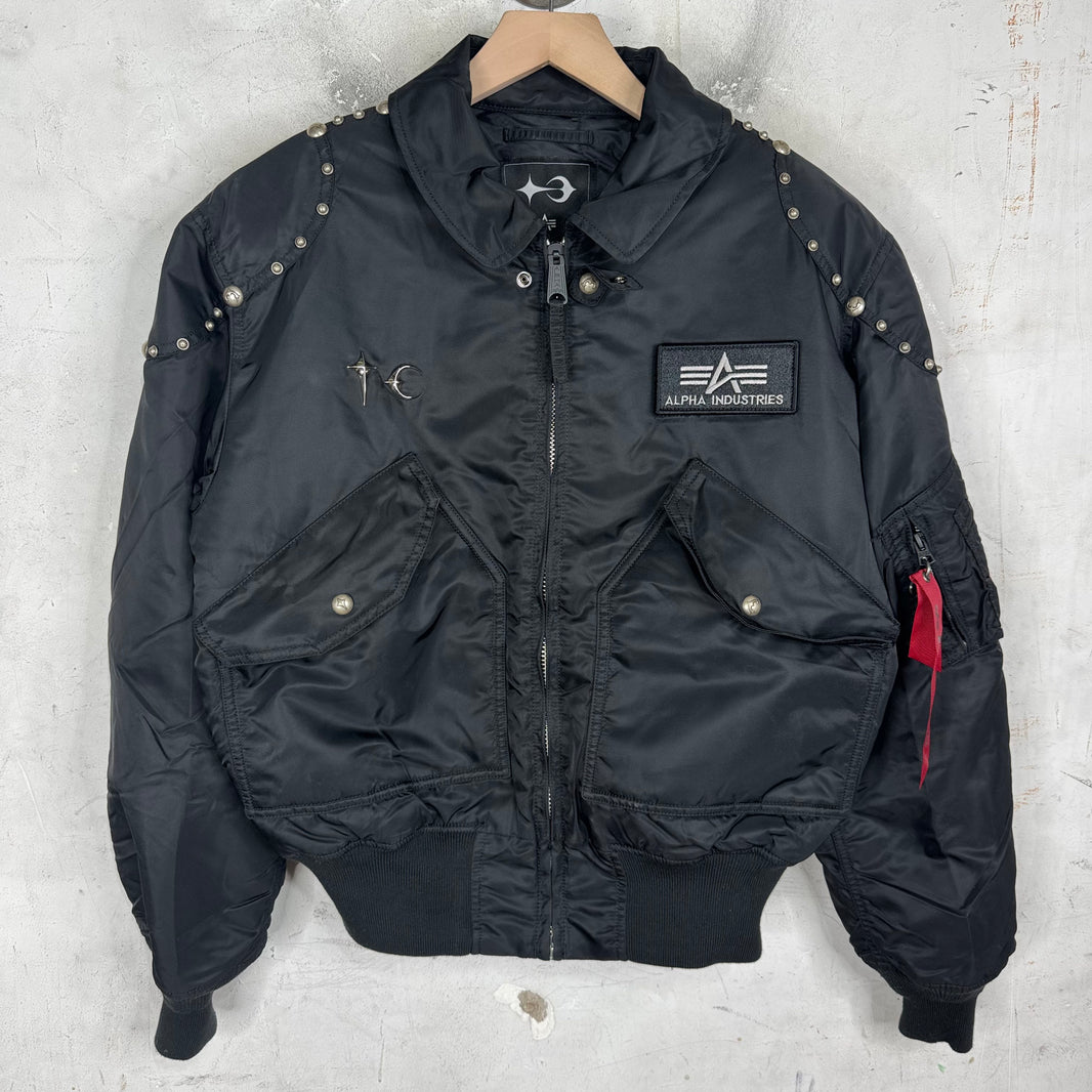 Thug Club x Alpha Industries Studded Bomber