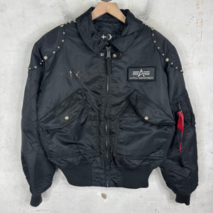 Thug Club x Alpha Industries Studded Bomber