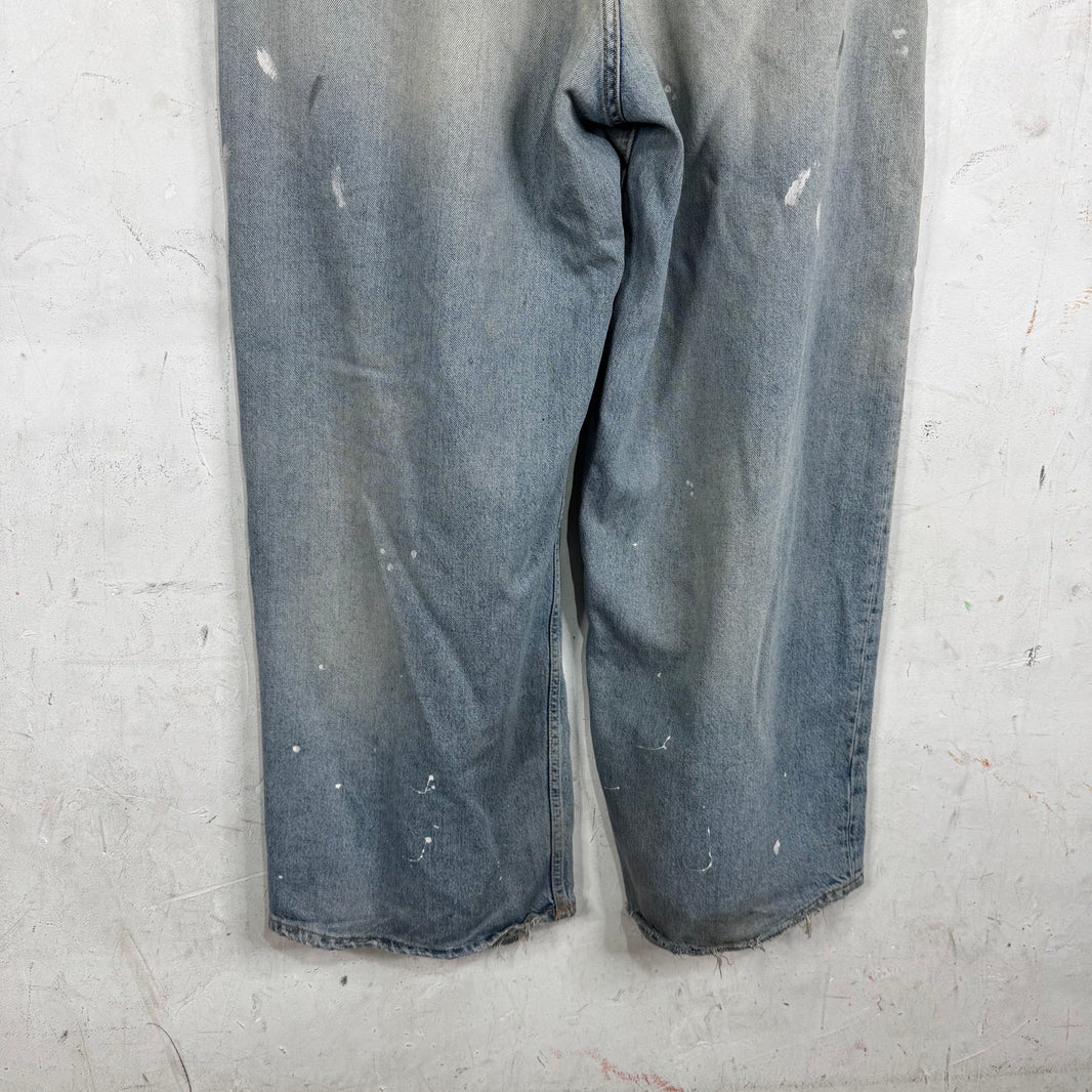 Acne Studios Wide Leg Painter Jeans