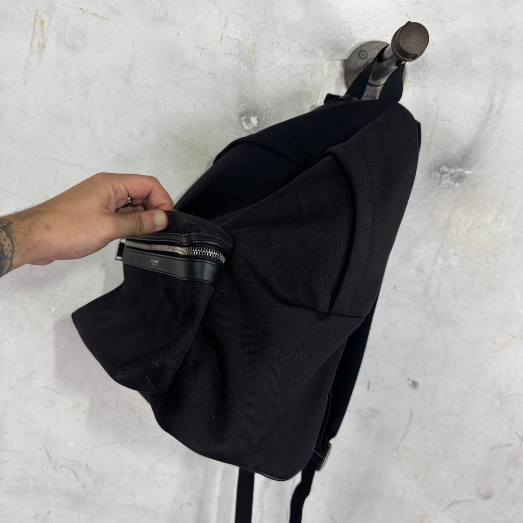 Saint Laurent Canvas Leather Backpack