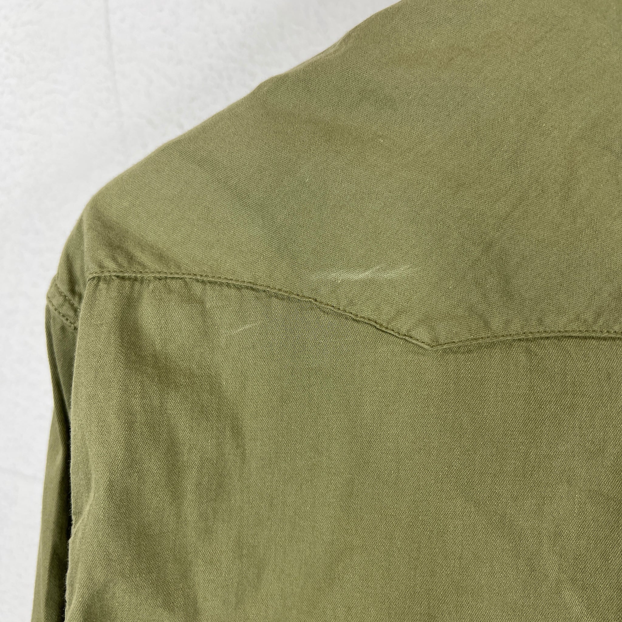 RRL Green Western Shirt