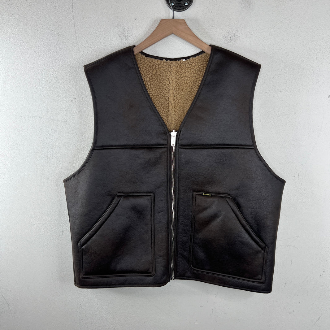 Supreme Faux Leather Vest