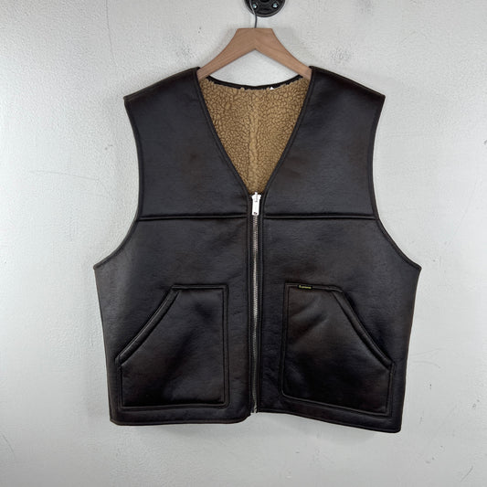 Supreme Faux Leather Vest
