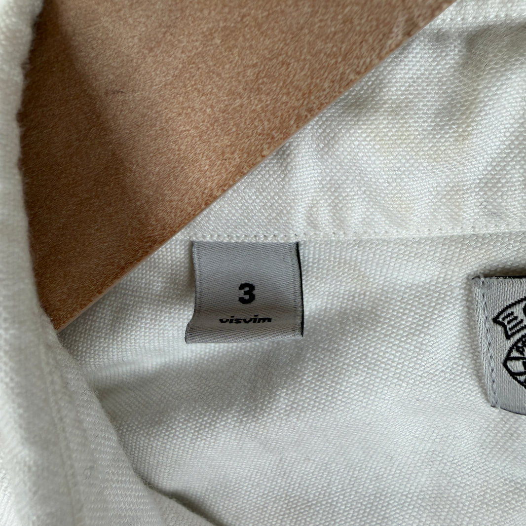 Visvim White Blanket Pocket Button Up Shirt