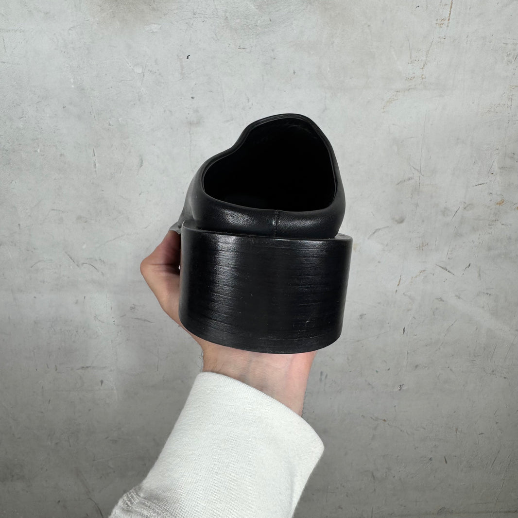 Balenciaga Leather Santiago Mules