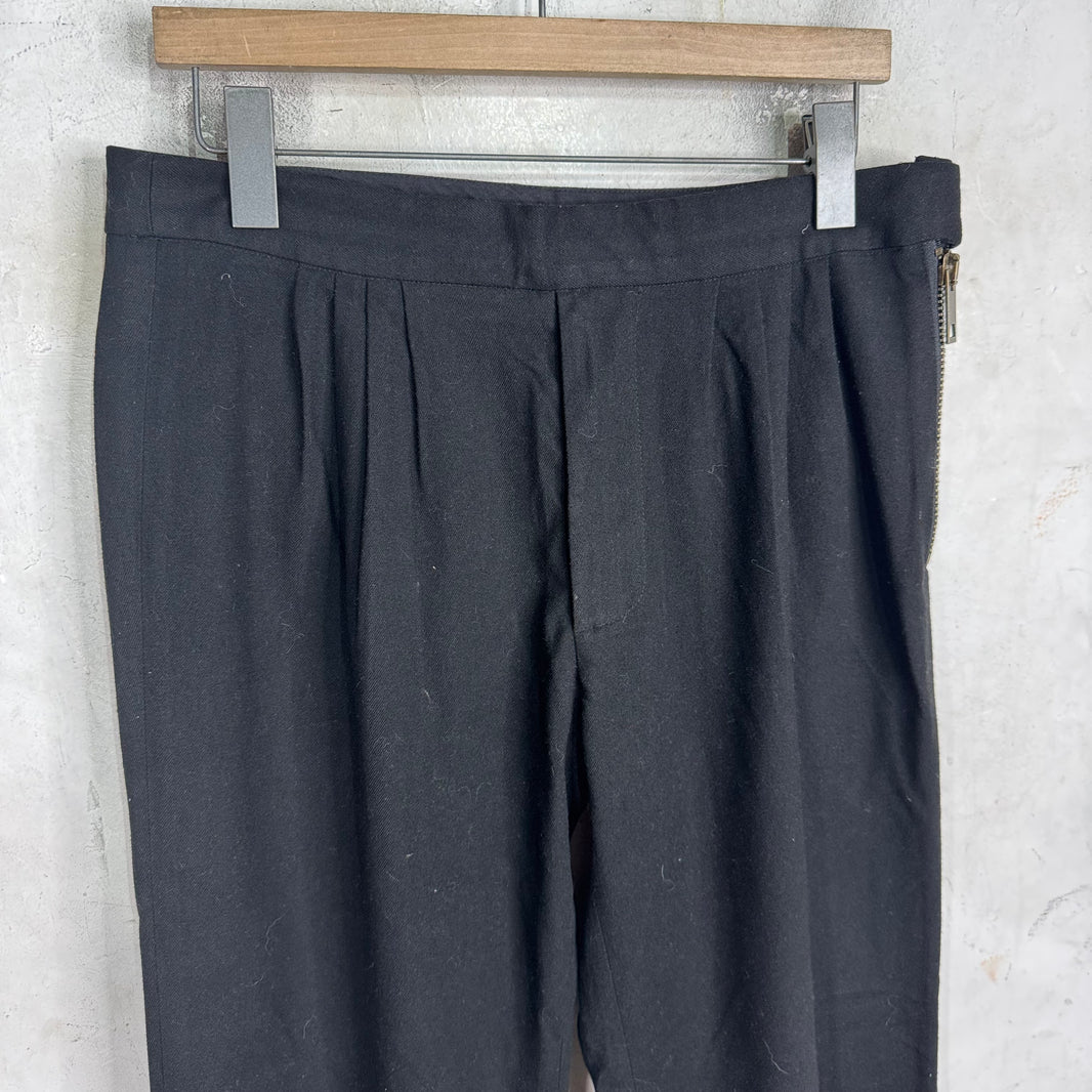 Raf Simons AW 00-01 Wool Side Zipped Trousers