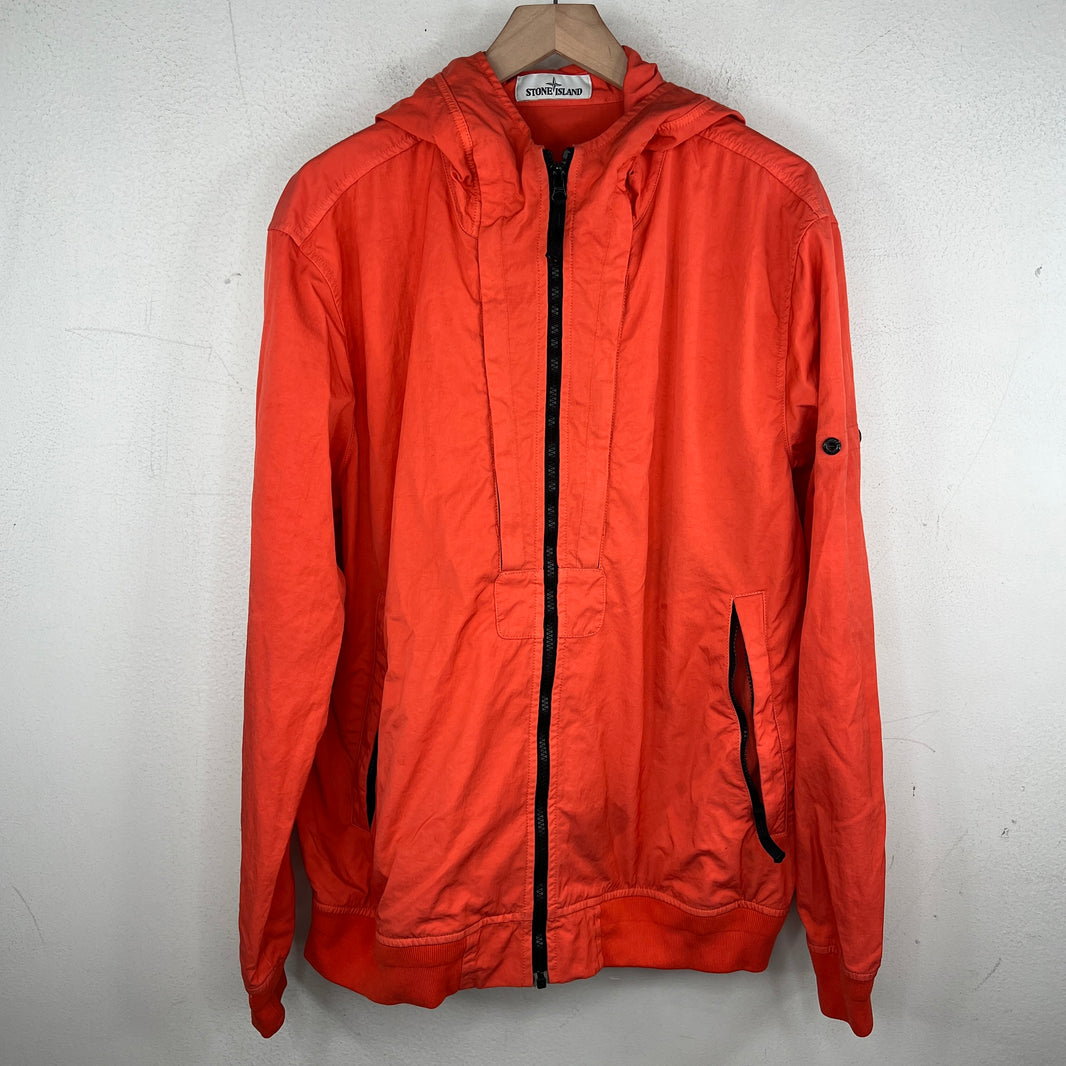 Stone Island Orange Nylon Twill TC Jacket
