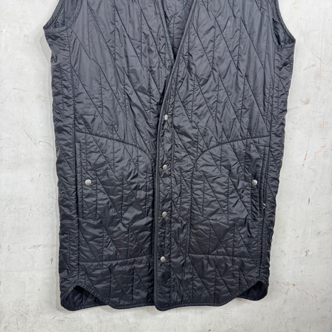Rick Owens Quilted Snap Vest