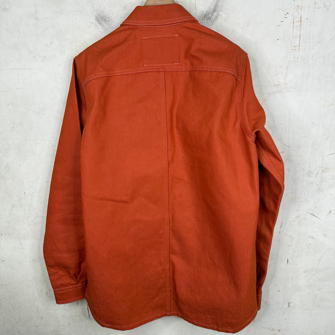 DRKSHDW Orange Denim Overshirt