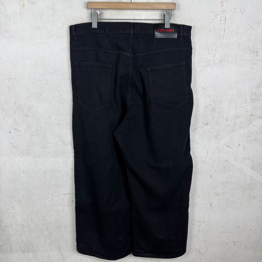 Luu Dan Wide Zipper Jeans