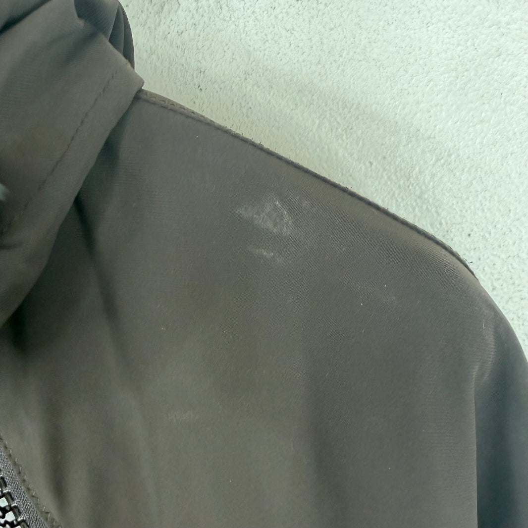 Bottega Veneta Twin Zipper Brown Nylon Jacket