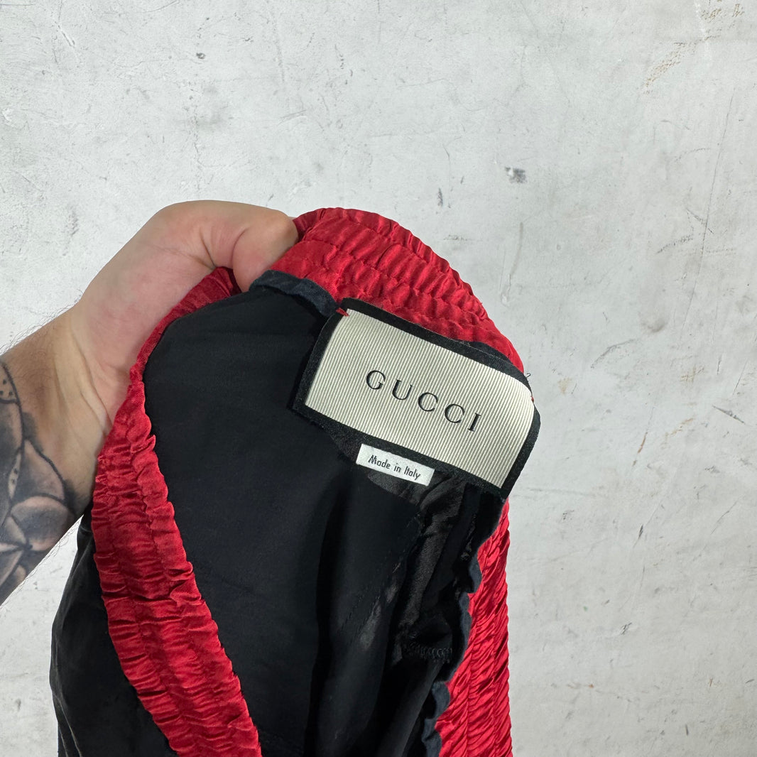 Gucci Silk Logo Shorts