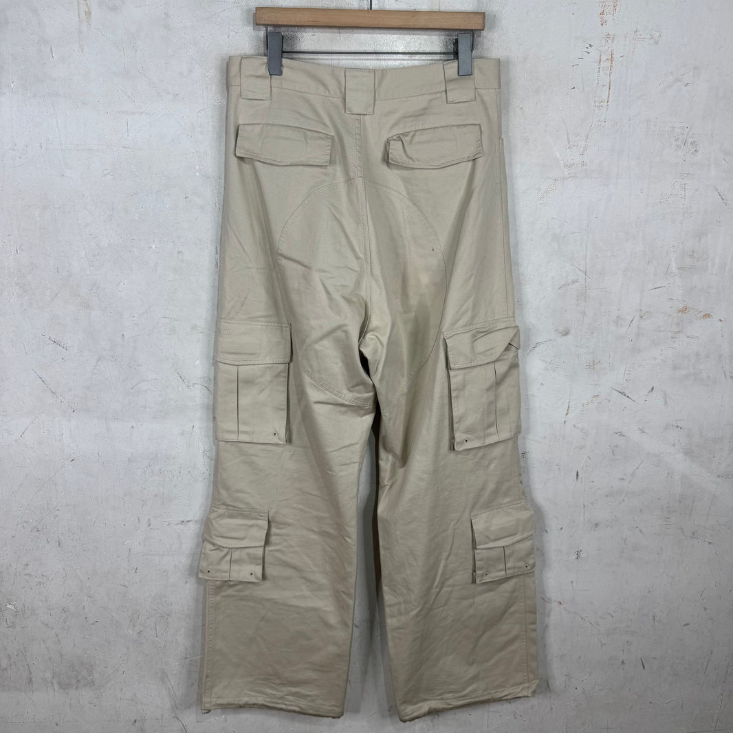 Balenciaga Multi-pocket Tan Cargo Pants