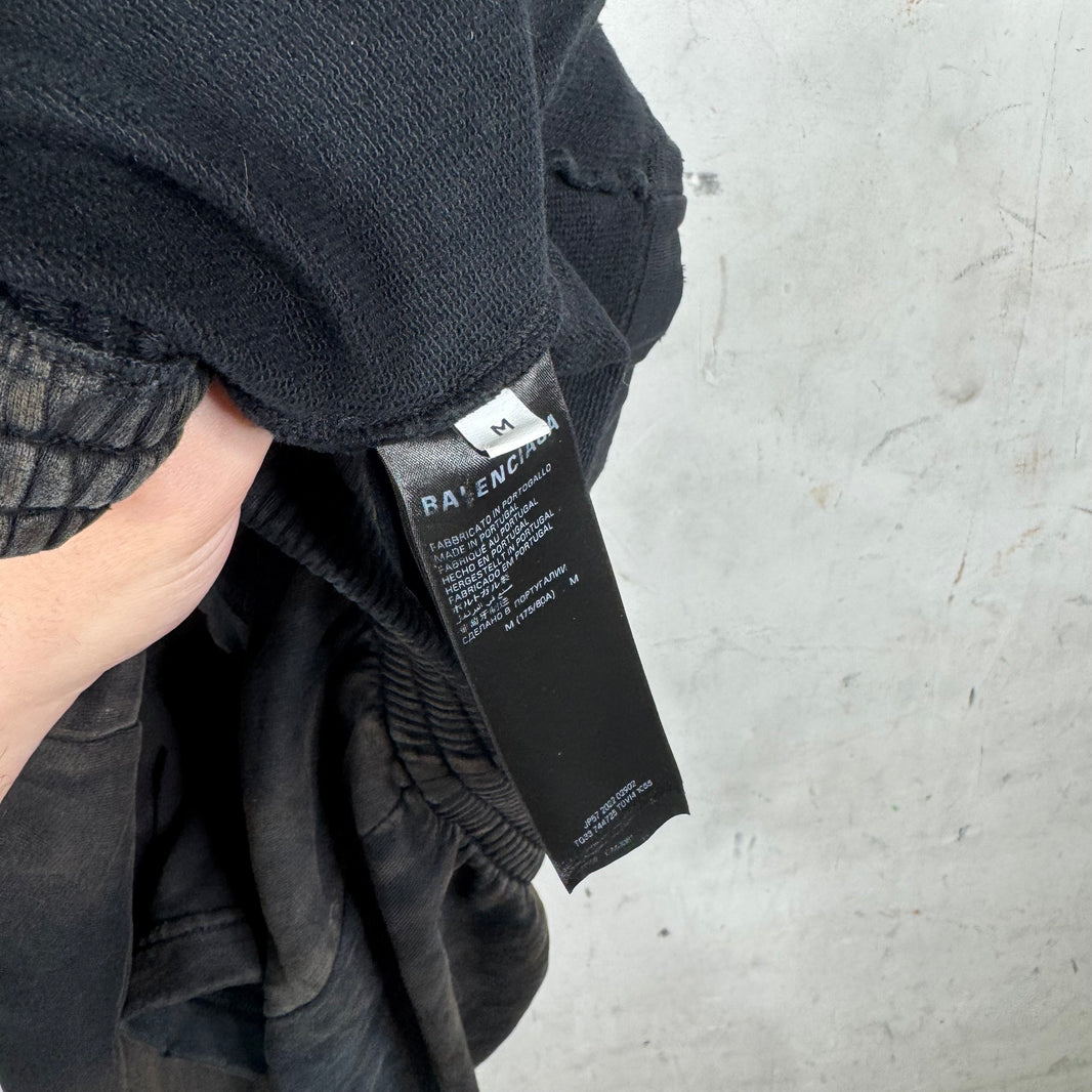 Balenciaga Mudded Short Sweatshorts
