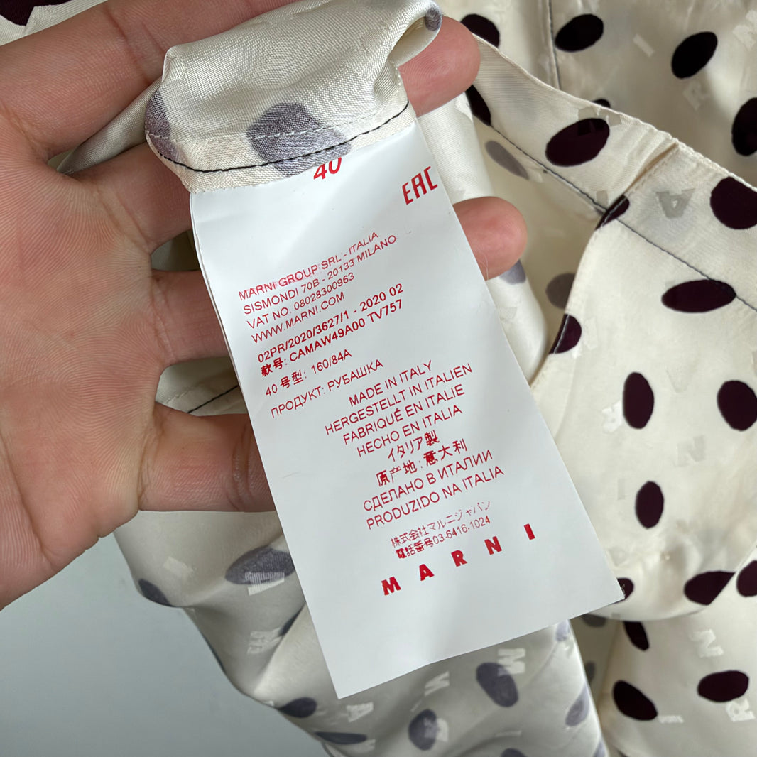 Marni Oval Polka Dot S/S Shirt