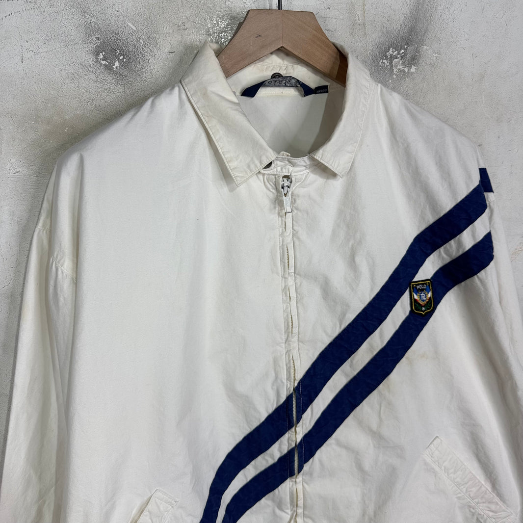Ralph Lauren Crest Striped Track Jacket